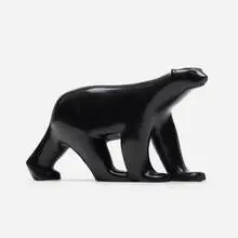 Ours Polaire by François Pompon, lost wax cast patinated bronze, sold Jul 2020