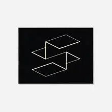 Structural Constellation by Josef Albers, 1958, engraved vinylite, sold Jul 2020