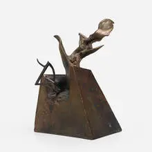 Untitled by Richard Hunt, 1988, bronze, sold Jul 2020