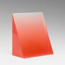 7/15/15 (Red Wedge) by Peter Alexander, 2015, urethane, sold Jul 2020