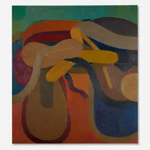 Miyoko Ito, Monongahela, c. 1961, oil on canvas
