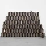 Barry McGee, Untitled (224 Cans of Spraypaint)