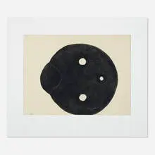 Untitled by Martin Puryear, 1999, etching and aquatint on chine collé to wove paper, sold Jul 2020