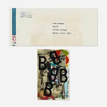 Ray Johnson, Untitled (B.B. is a Cool Ol Lady), 1972, collage on paper