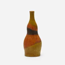 vessel by Marcello Fantoni, c. 1960, glazed stoneware, sold Apr 2020