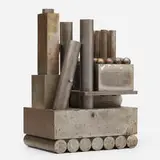 Harris Diamant, Untitled, 1987, metal construction