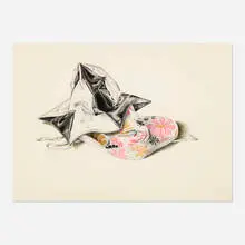 Hats by Dalia Ramanauskas, c. 1970, watercolor on paper, sold Apr 2020