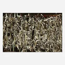 Edward Renouf, Procession III, 1974, oil on masonite