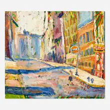 Philip Sherrod, Untitled, 1978, oil on canvas