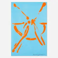 Mark di Suvero, Untitled, 2011, lithograph in colors on Rives BFK paper