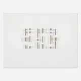 Gino Lorcini, Beta Trio Etude, 1966, aluminum, acrylic, lacquered wood