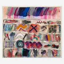 Dick Jemison, Dreamwork II, 1988, mixed media on canvas