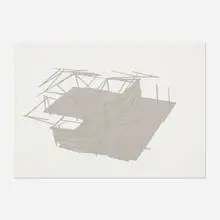 Site Plan 14 by Tadashi Kawamata, 1991, collage on paper, sold Apr 2020