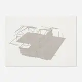 Tadashi Kawamata, Site Plan 14, 1991, collage on paper