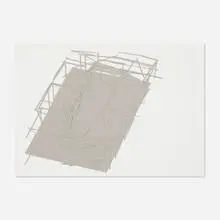 Site Plan 11 by Tadashi Kawamata, 1991, collage on paper, sold Apr 2020
