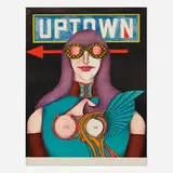 Richard Lindner, Uptown (from the Fun City portfolio)