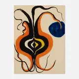 The Onion (from Derrière le Miroir No. 156) by Alexander Calder, 1966, lithograph in colors, sold Apr 2020