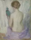 Edmund Greacen, Nude Holding a Doll