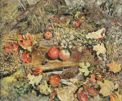 Samuel Rothbort, Autumn Still Life, oil on canvas
