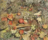 Samuel Rothbort, Autumn Still Life, oil on canvas