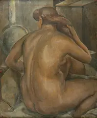 Isabel Bishop, Nude, oil on canvas