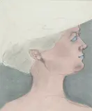 John D. Graham, Portrait of a Woman in Profile Wearing a Hat
