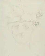 La Muse by John D. Graham, pencil on vellum, offered May 2006