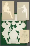Maxfield Parrish, A Group of Figural and Architectural Cutouts and Drawings (37)