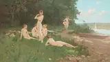 Robert Van Vorst Sewell, Pleasures of Youth, oil on canvas
