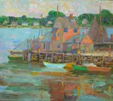 Fern Coppedge, Boats Moored along the Dock