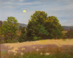 Long Shadows, Late Afternoon, Dover Plains, N.Y. by Jay Campbell Phillips, oil on canvas, offered Dec 2006