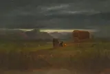 Charles Stewart Stobie, Morning - Ready to Break Camp, 1904, oil on canvas