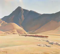 Maynard Dixon, High Hills of Tehachapi (No.558), 1936, oil on canvas