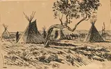Maynard Dixon, Indian Encampment; And This Way Too (a pair)