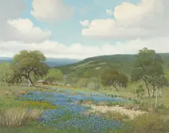G., A Field of Bluebonnets (No. 6664), 1964, oil on canvas