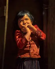 Robert Rishell, Navajo Girl, oil on canvas
