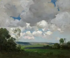 The Passing Storm by Julian Rix, oil on canvas, sold Dec 2006