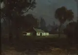 Carl Jonnevold, A Country Home at Nightfall