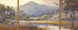 Percy Gray, Winding Creek with Mt. Tamalpais in the Distance (triptych)