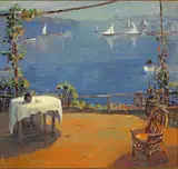 The Porch by Selden Connor Gile, 1937, oil on canvas, offered Dec 2006