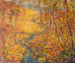 Selden Connor Gile, Hills in Autumn, 1929, oil on canvas