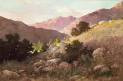Cherry Canyon by J. Bond Francisco, 1897, oil on canvas, sold Dec 2006