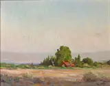 Olive Brack, Pasadena Home, 1913, oil on canvas