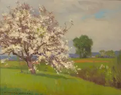 Spring by William Wendt, oil on canvas, sold Dec 2006
