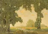 Conrad Buff, A Grove of Eucalyptus Trees
