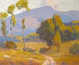 Dana Bartlett, A Path through the Autumn Hills, oil on canvas
