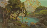 Elmer Wachtel, Early Autumn Pond