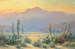 Alexis M. Podchernikoff, Desert Bloom, oil on canvas