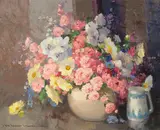 Nell Walker Warner, Bits from the Garden, oil on canvas