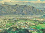 Valley View by Richard Franz Kollorsz, oil on panel, offered Dec 2006